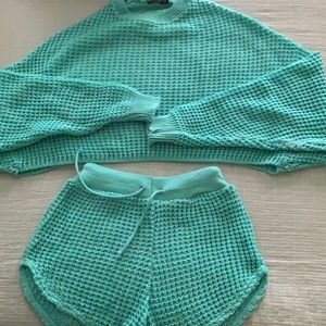 NWT Knit Swim Cover-up Set